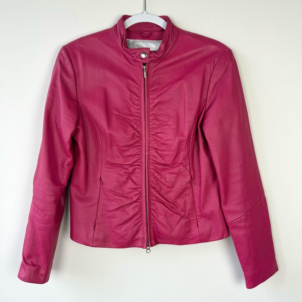 Wilson’s Leather Vintage Pink Jacket